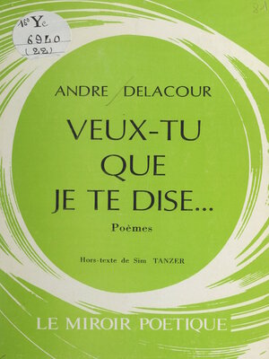 cover image of Veux-tu que je te dise...